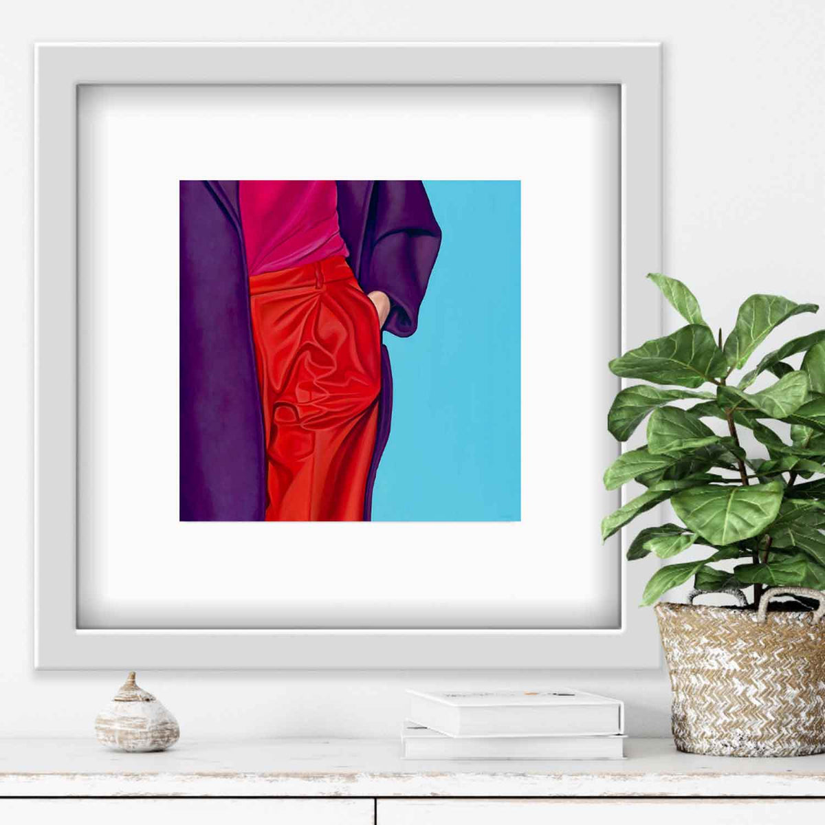 Everybody Is Looking For Something 15" x 15" - Petroff Gallery -  - Celine Gabrielle - Everybody is looking for something 15x15