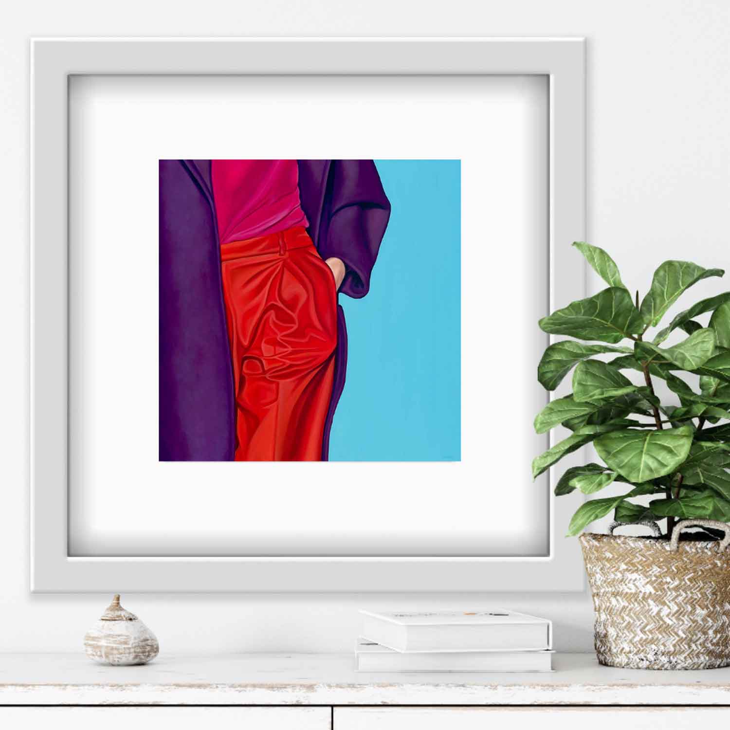 Everybody Is Looking For Something 15" x 15" - Petroff Gallery -  - Celine Gabrielle - Everybody is looking for something 15x15