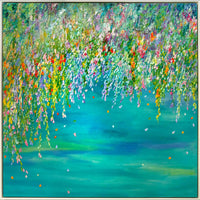 Falling Petals 54" x 54" - Petroff Gallery - Painting