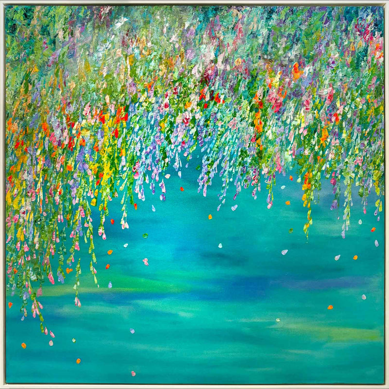 Falling Petals 54" x 54" - Petroff Gallery - Painting