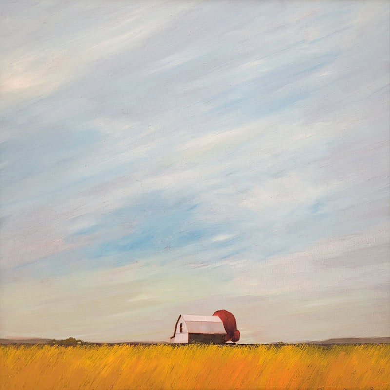 Farm #519 24" x 24" - Petroff Gallery -  - Mike Smith - Farm #519 24" x 24"