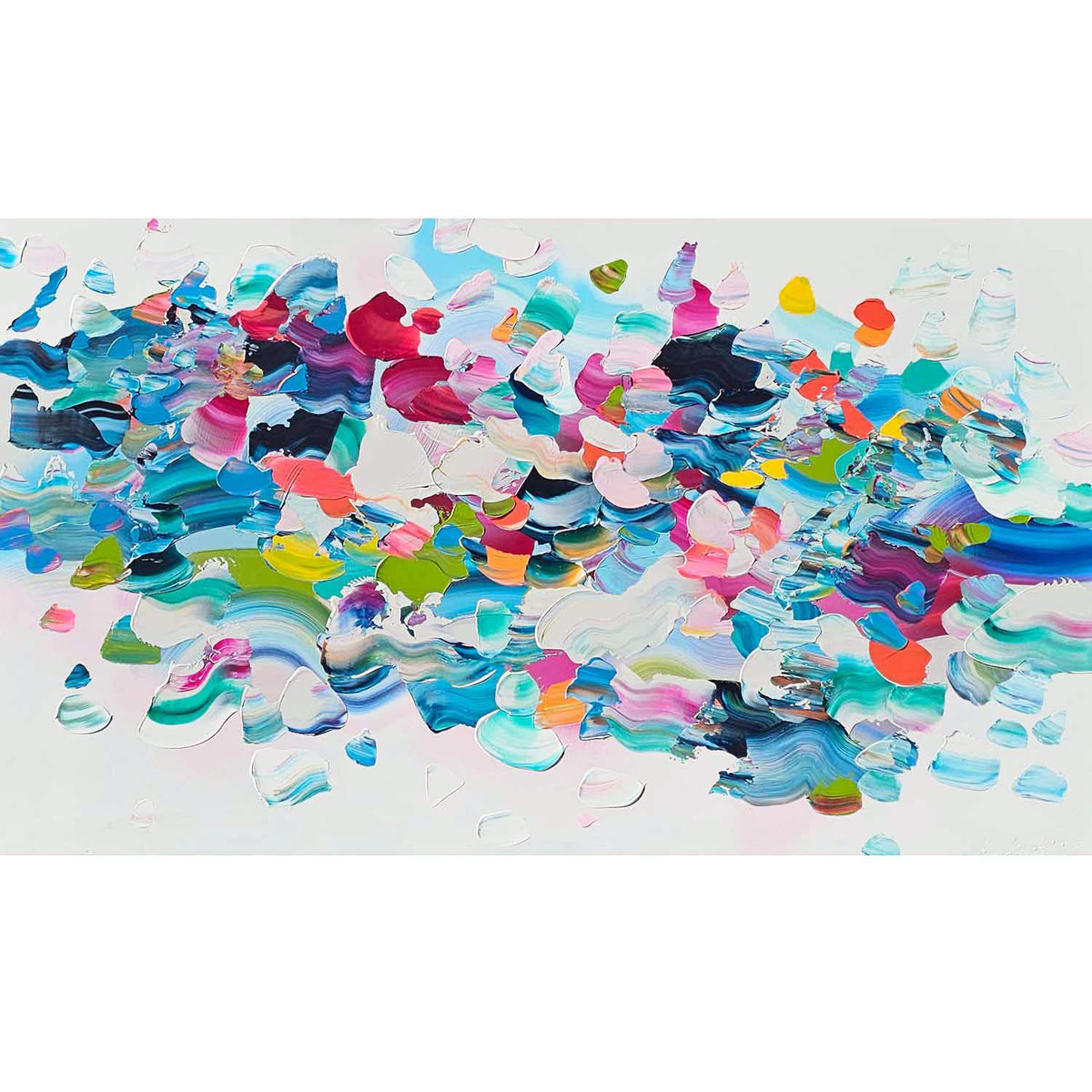 Feeling the Spark 40" x 40" - Petroff Gallery - Painting