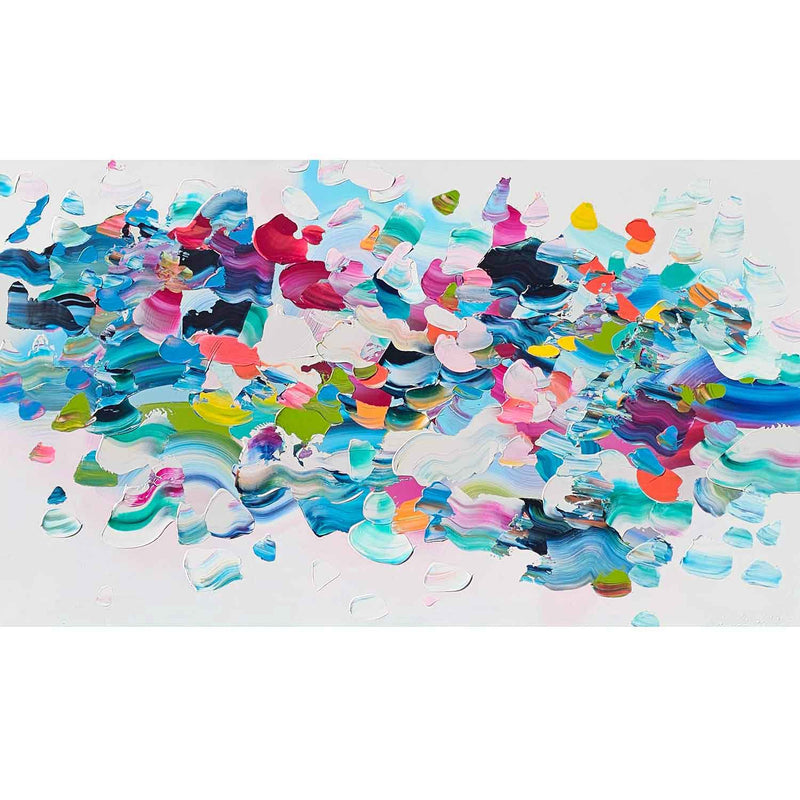Feeling the Spark 40" x 40" - Petroff Gallery - Painting