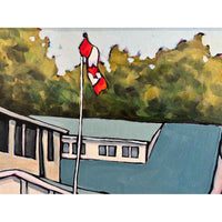 Fill Up and Ice Cream 24" x 36" - Petroff Gallery - Painting