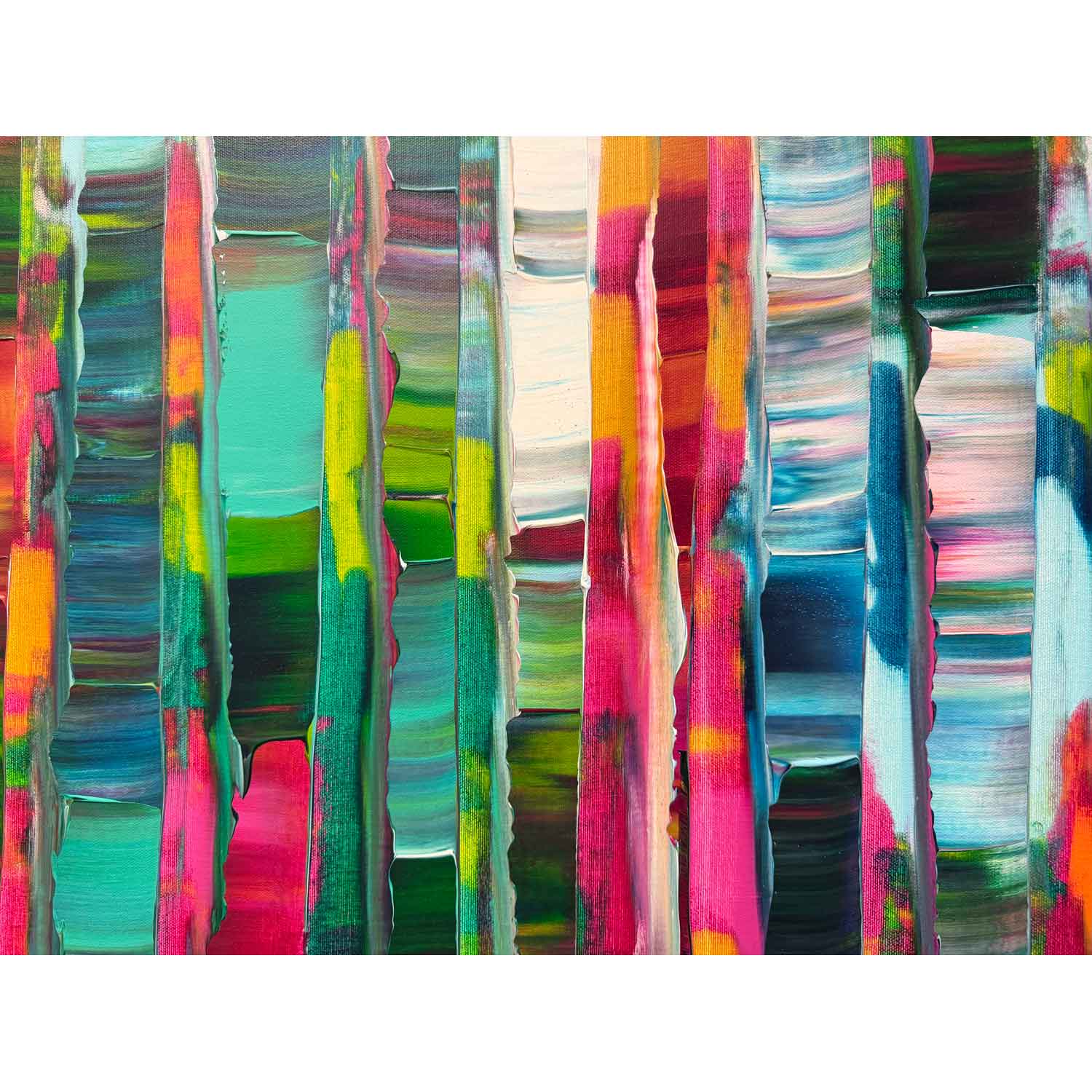 Finding A New Opportunity 36" x 60" Detail View - Petroff Gallery - Painting