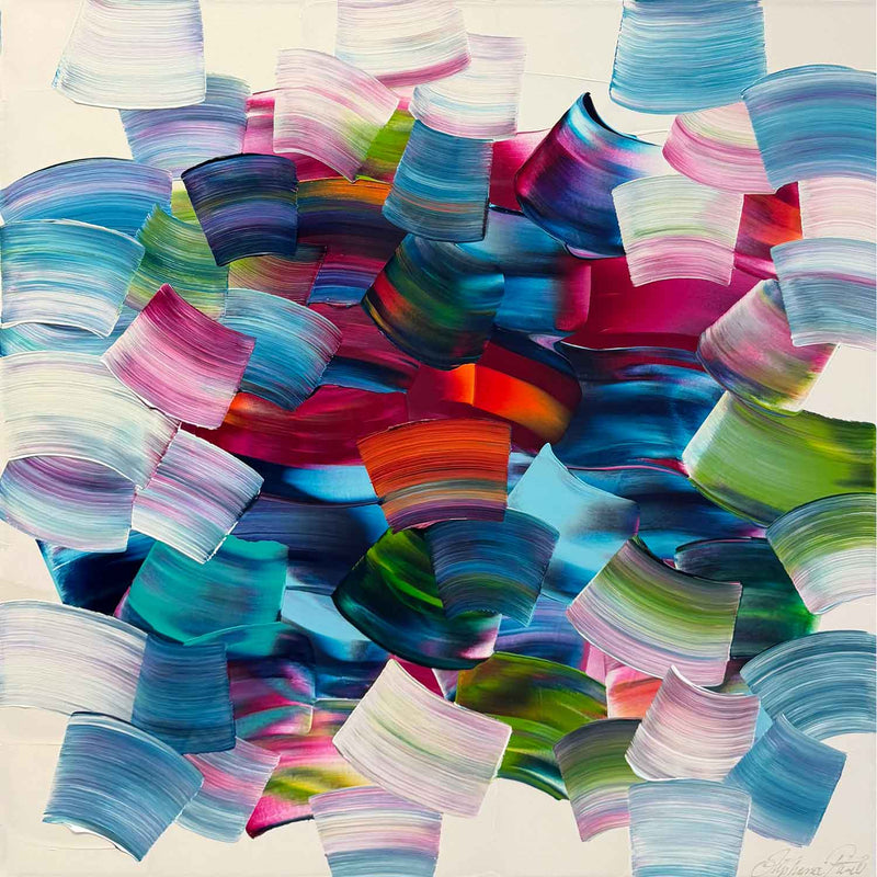 Flow 126 36" x 36" - Petroff Gallery - Painting