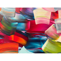 Flow 126 36" x 36" Detail View - Petroff Gallery - Painting