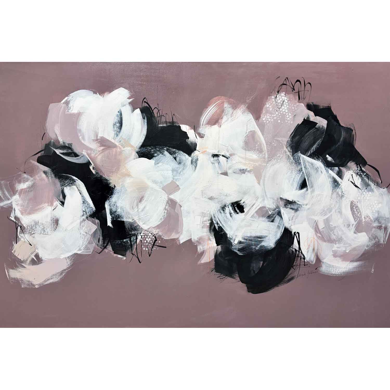 Fluid Embrace 43 x 63 - Petroff Gallery - Paintings