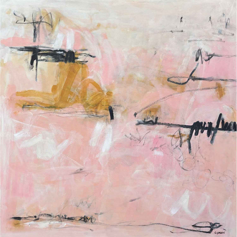 Flushed 36" x 36" - Petroff Gallery - Painting