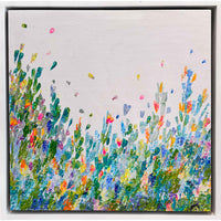 Foggy Morning in the Garden 12" x 12" - Petroff Gallery - Painting