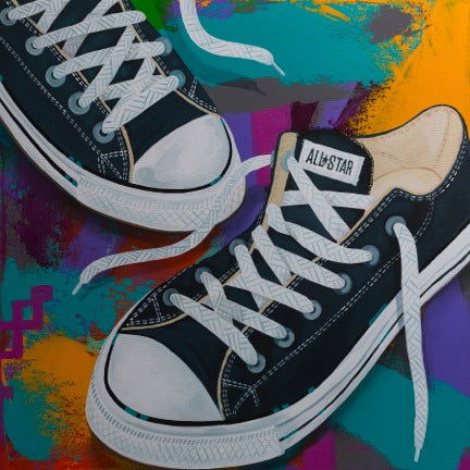 Footloose 24" x 24" - Petroff Gallery -  - Kathy Traeger- footloose
