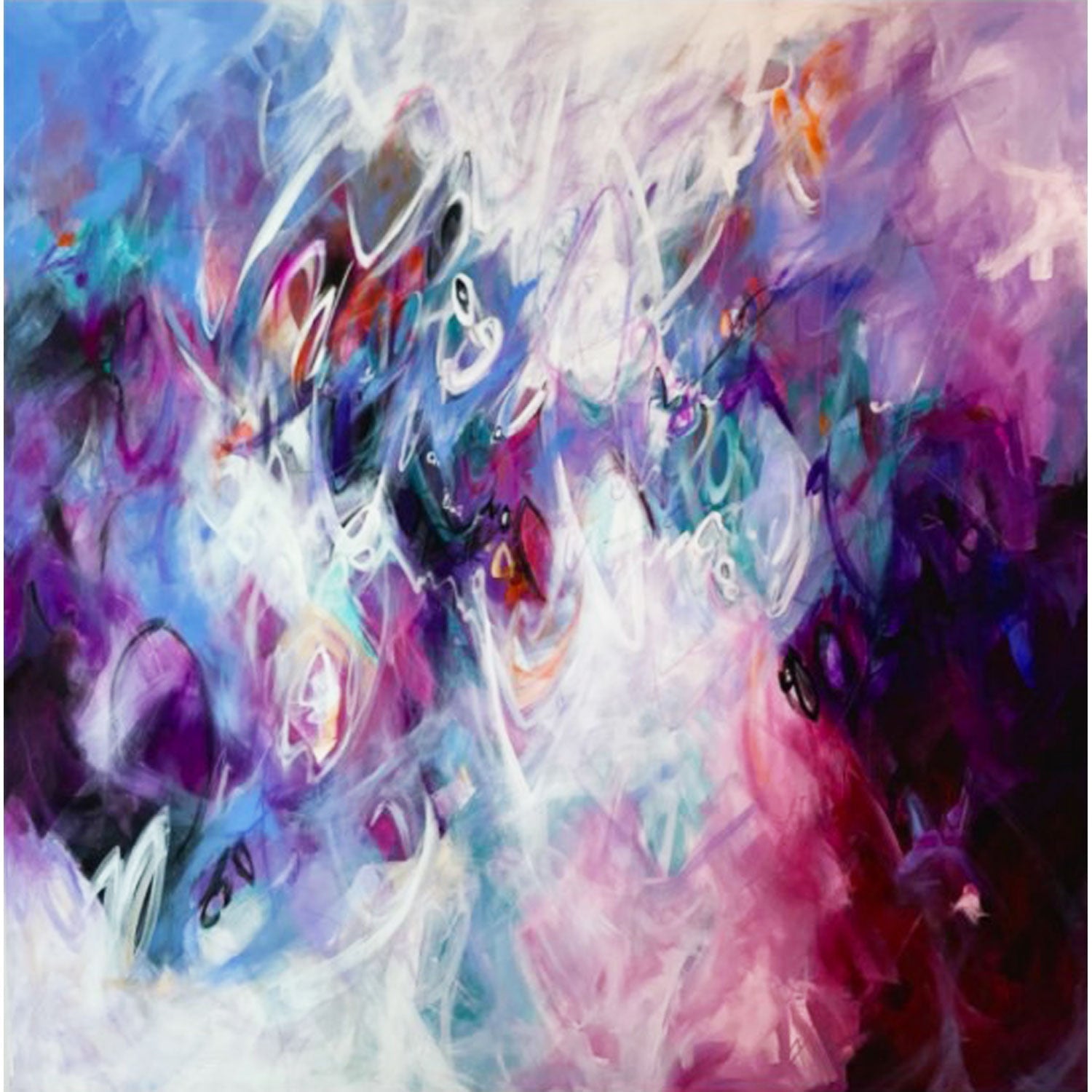 Forever and A Day #2 60" x 60" - Petroff Gallery -  - Elaine Gitalis - Forever and A Day #2, 60" x 60"