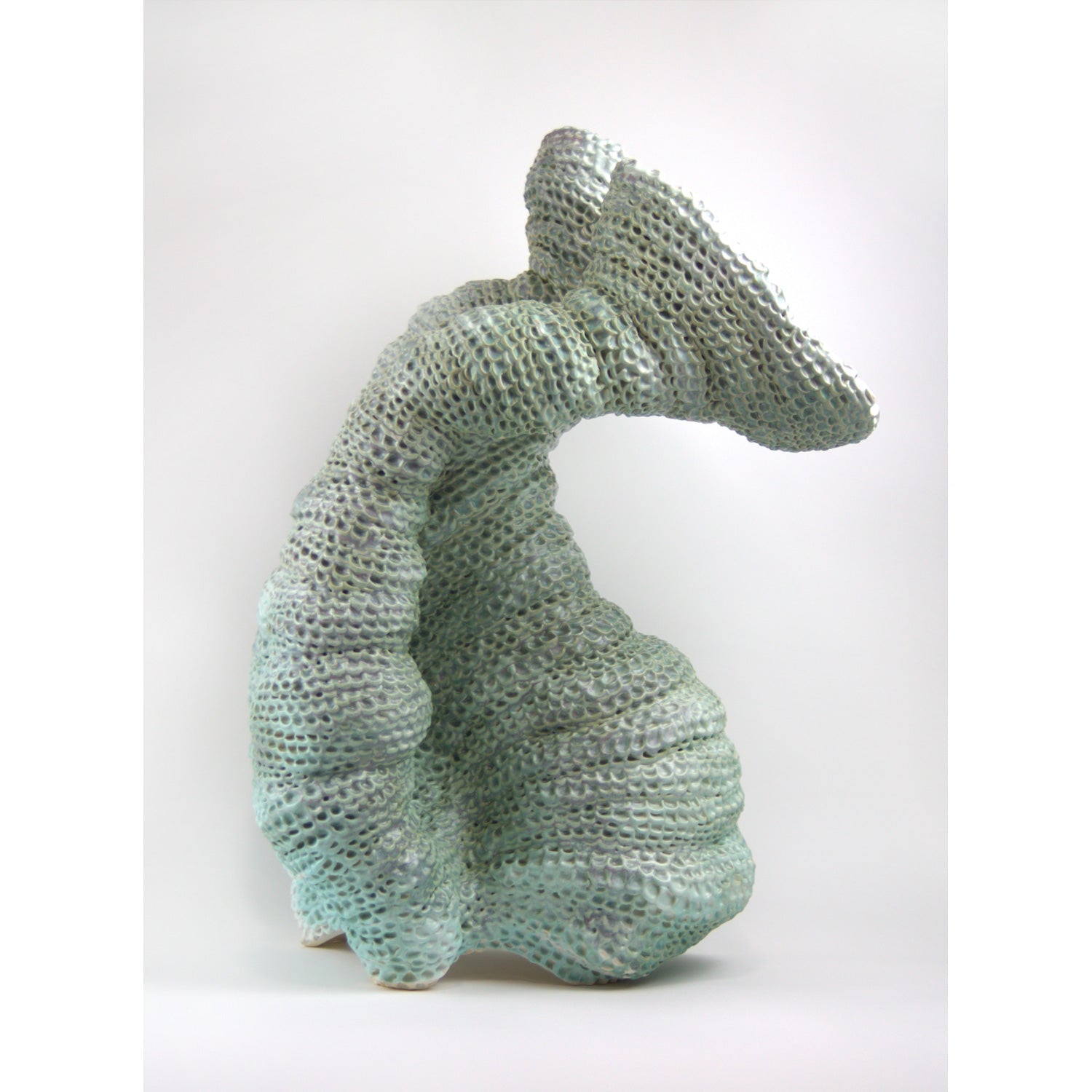 Kim Ross - Turquoise Form 4, 24" x 17" x 11"