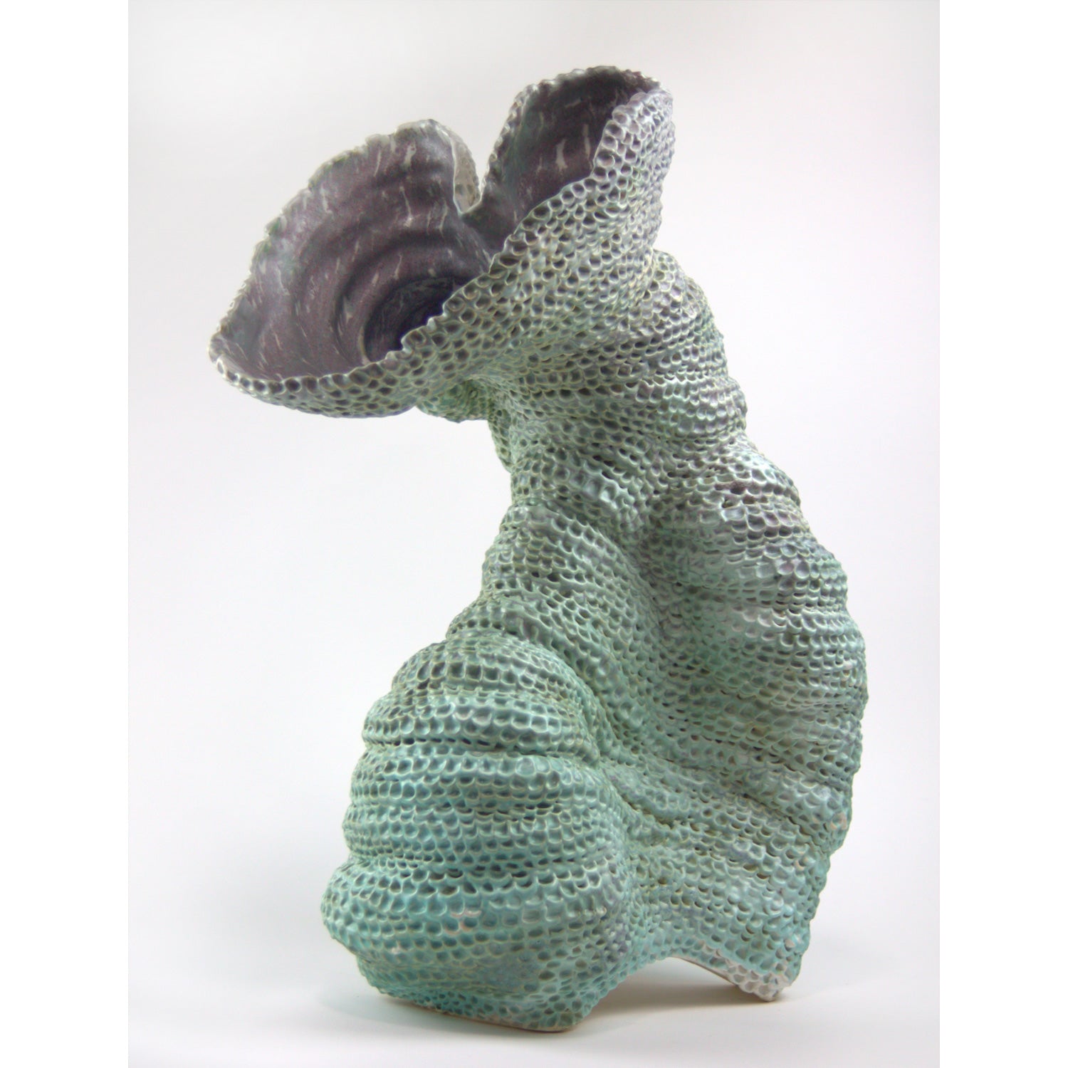 Kim Ross - Turquoise Form 4, 24" x 17" x 11"