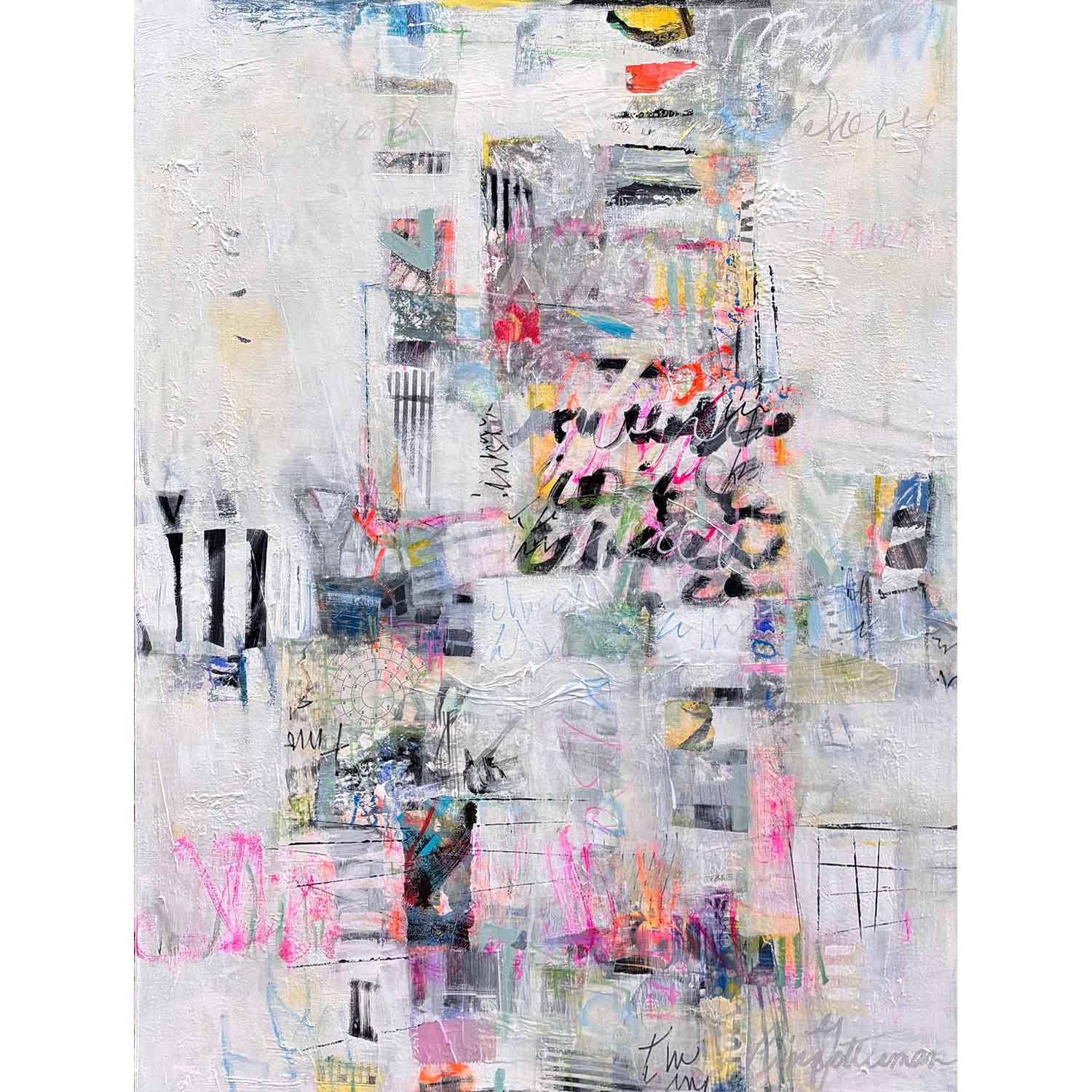 Fragments 2 40" x 30" - Petroff Gallery - Painting