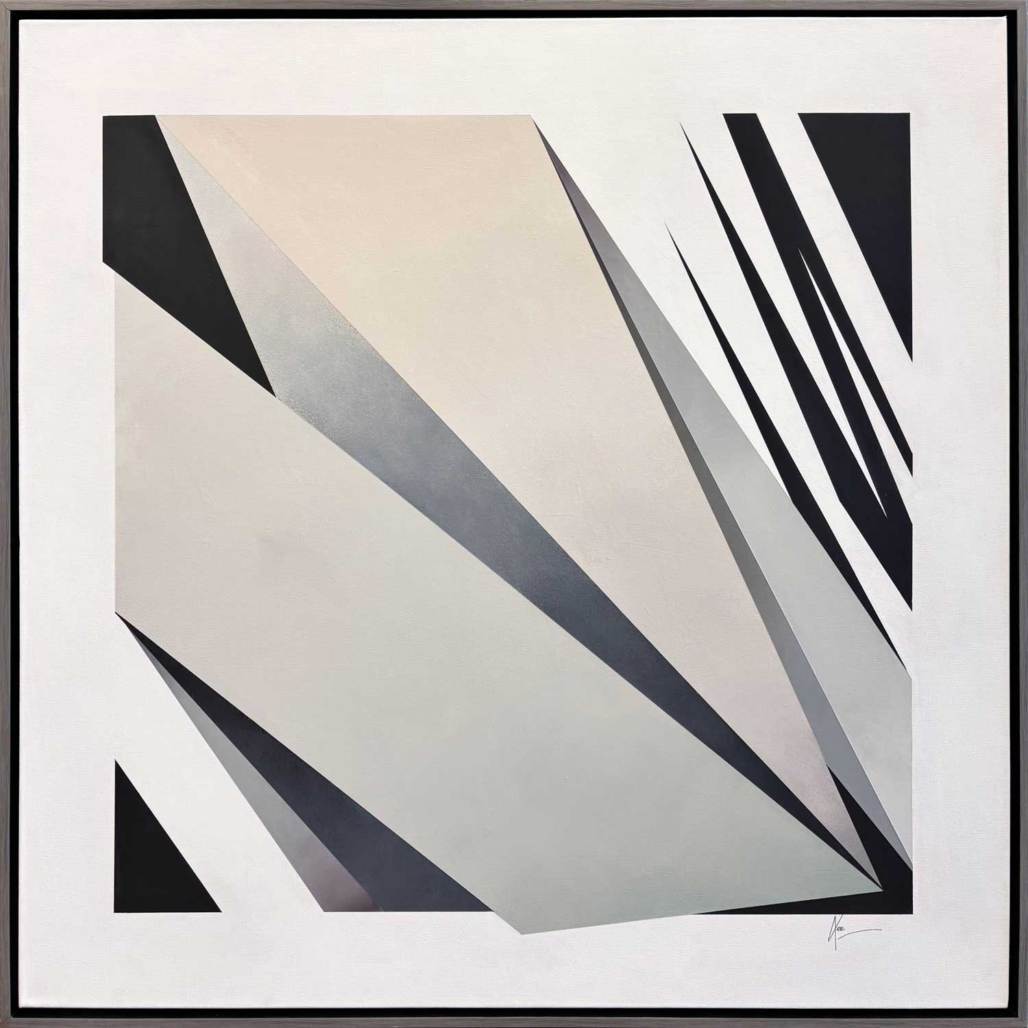 Fragments 3 36" x 36" - Petroff Gallery - Painting