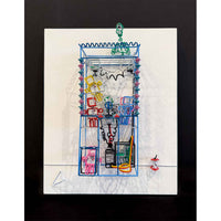 Free Play 10" x 8" - Petroff Gallery - Mixed Media Art