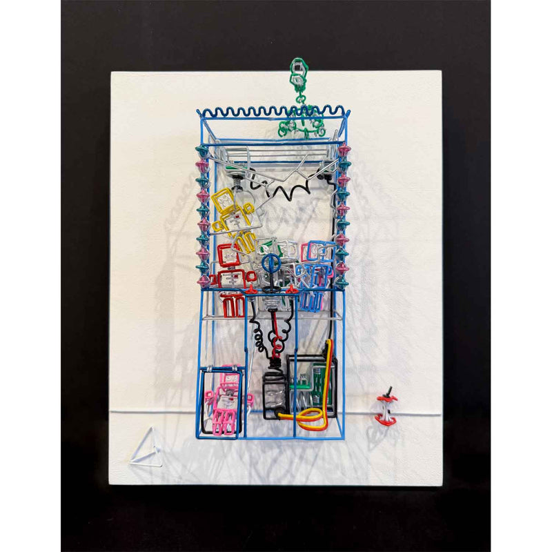 Free Play 10" x 8" - Petroff Gallery - Mixed Media Art