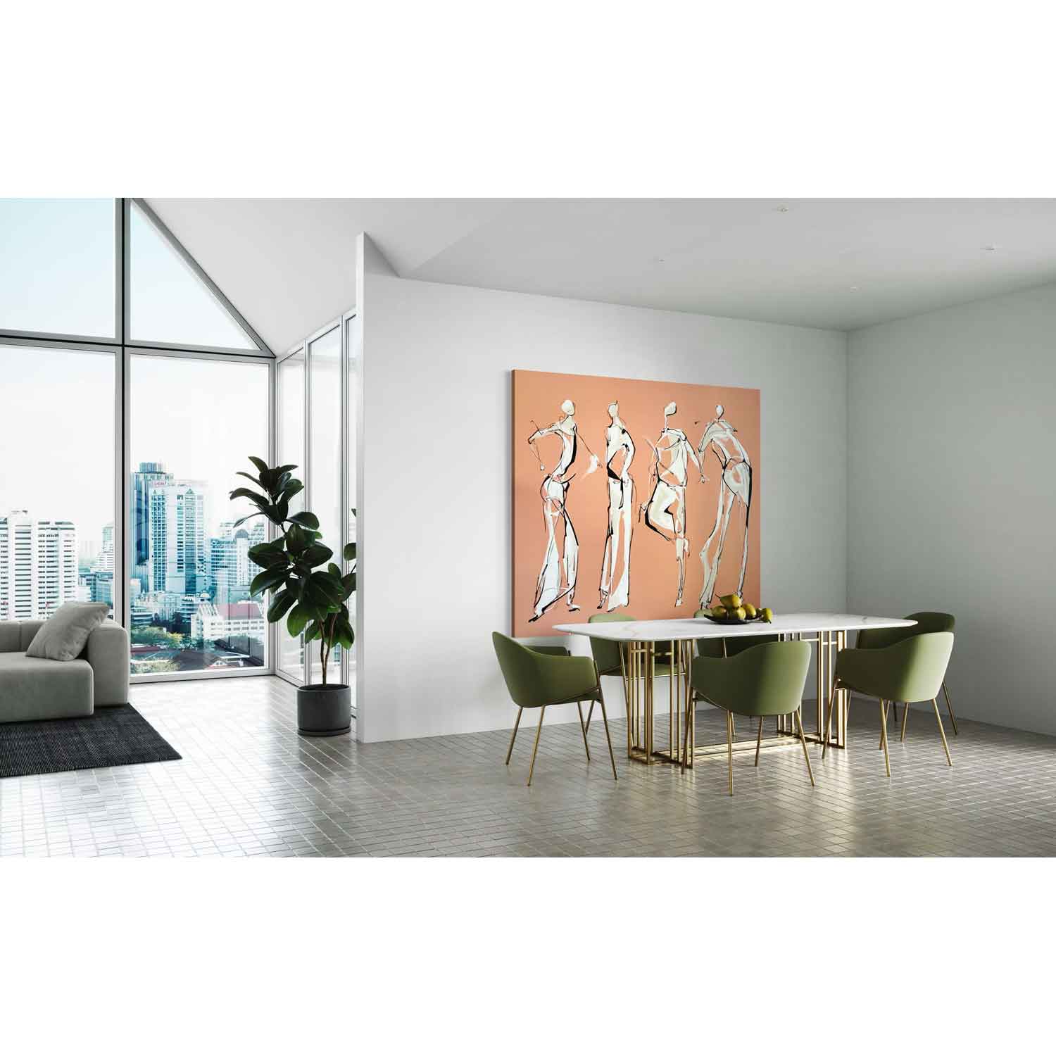 Free Will 72" x 84" Petroff Gallery 