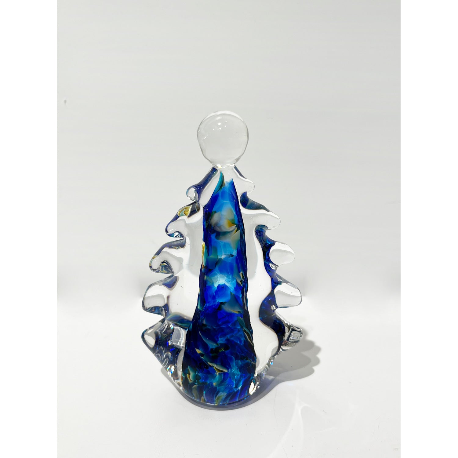 Fundy Midnight Deep Blue Evergreen Tree with Star - Petroff Gallery -  - 
