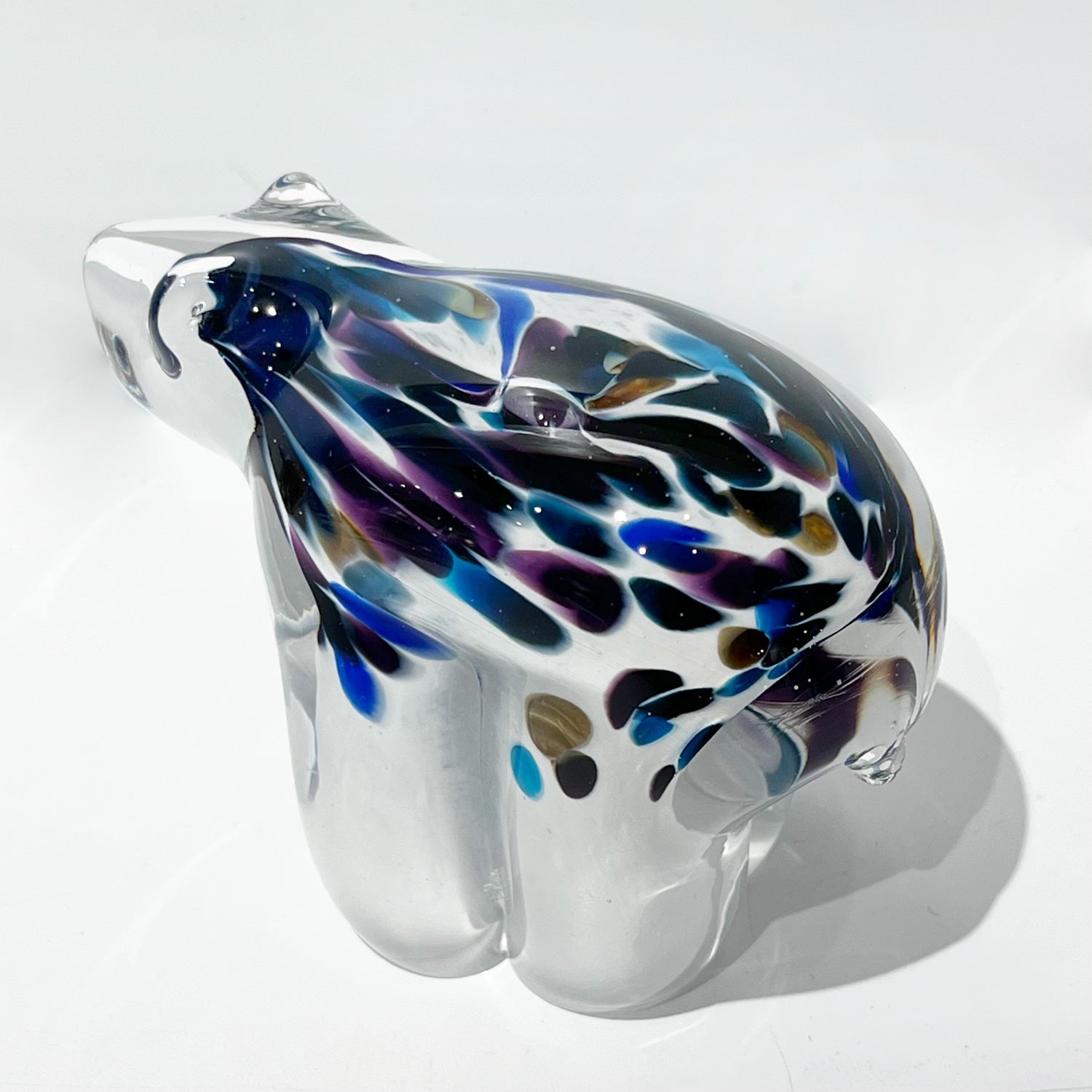 Fundy Midnight Deep Blue Small Bear - Petroff Gallery -  - 