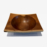 Black Walnut Square Edge Bowl - Petroff Gallery - Wood Art
