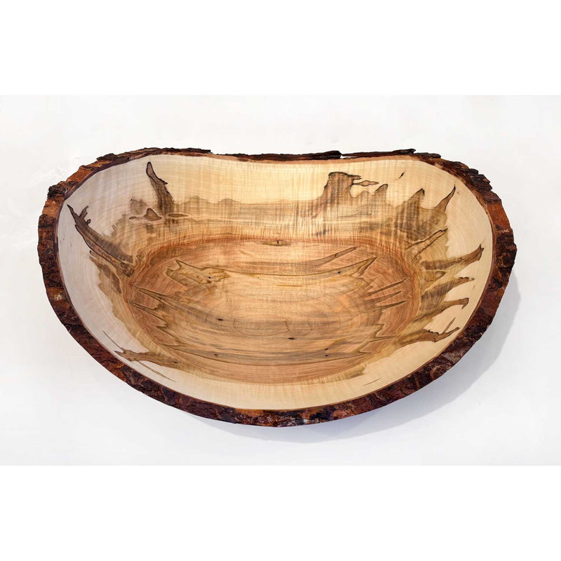 X-Large Red Maple Bowl 1 - Petroff Gallery - Wood Art