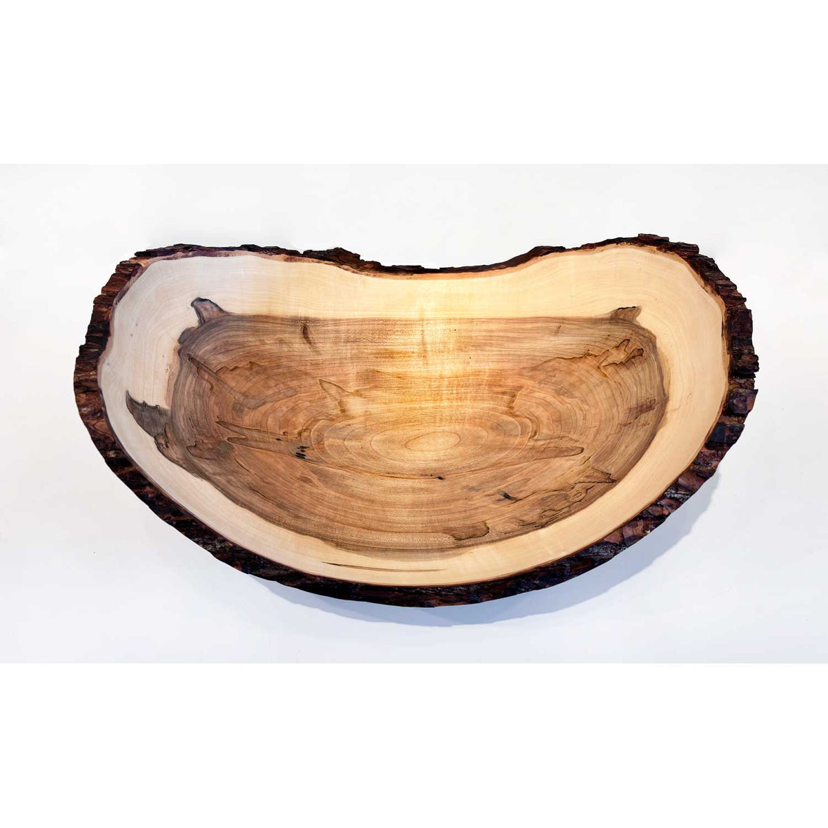 X-Large Red Maple Bowl 2 - Petroff Gallery - Wood Art