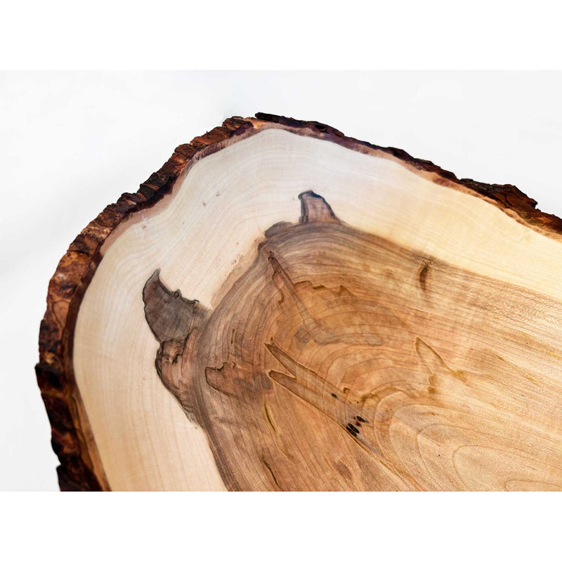 X-Large Red Maple Bowl 2 - Petroff Gallery - Wood Art