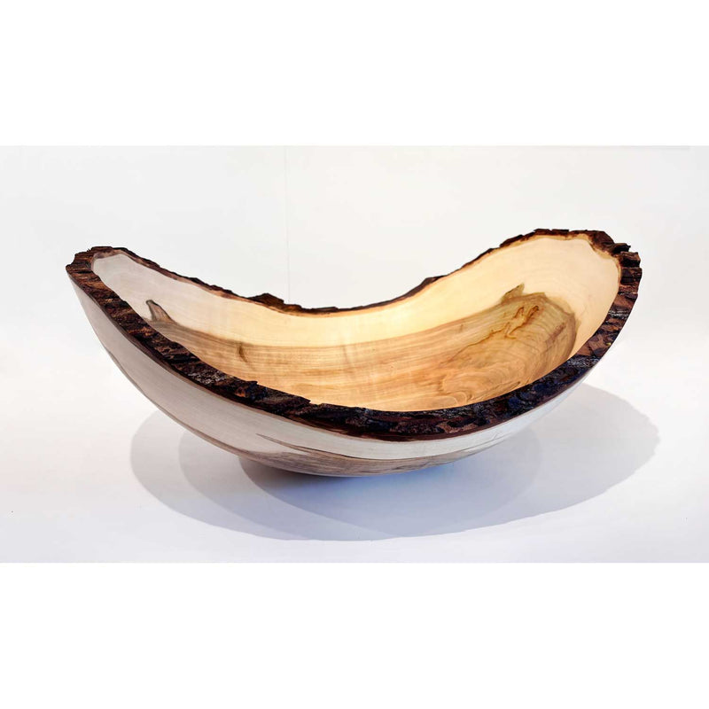 X-Large Red Maple Bowl 2 - Petroff Gallery - Wood Art