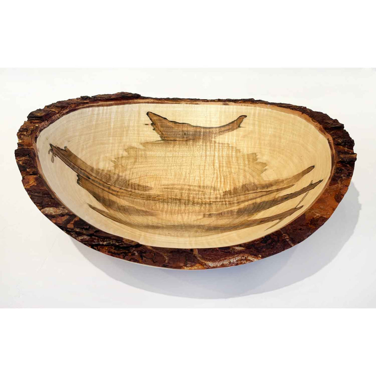 Small Red Maple Bowl 1 - Petroff Gallery - Wood Art