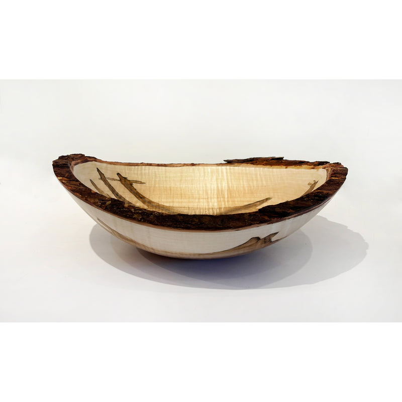 Small Red Maple Bowl 1 - Petroff Gallery - Wood Art
