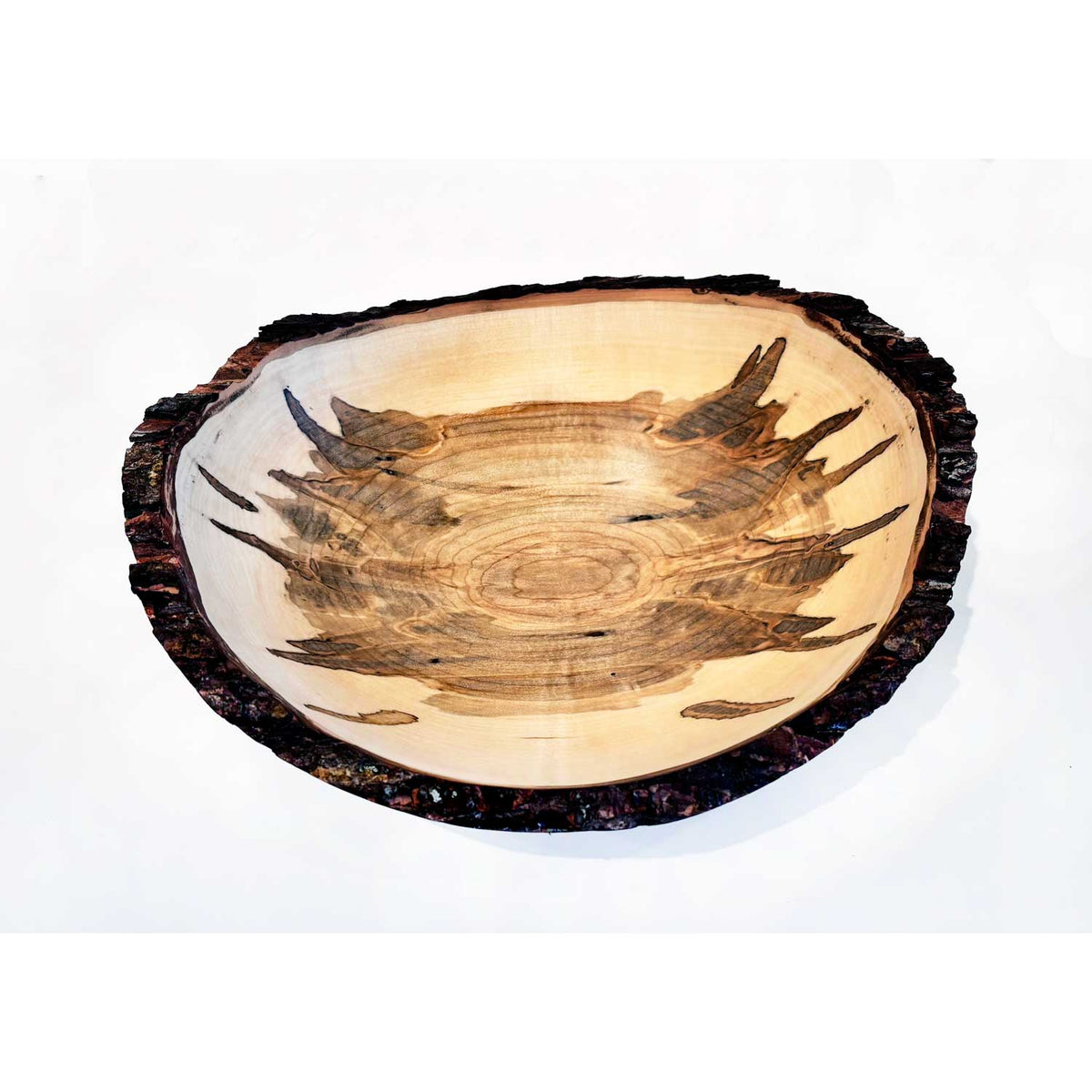 Small Red Maple Bowl 2 - Petroff Gallery - Wood Art