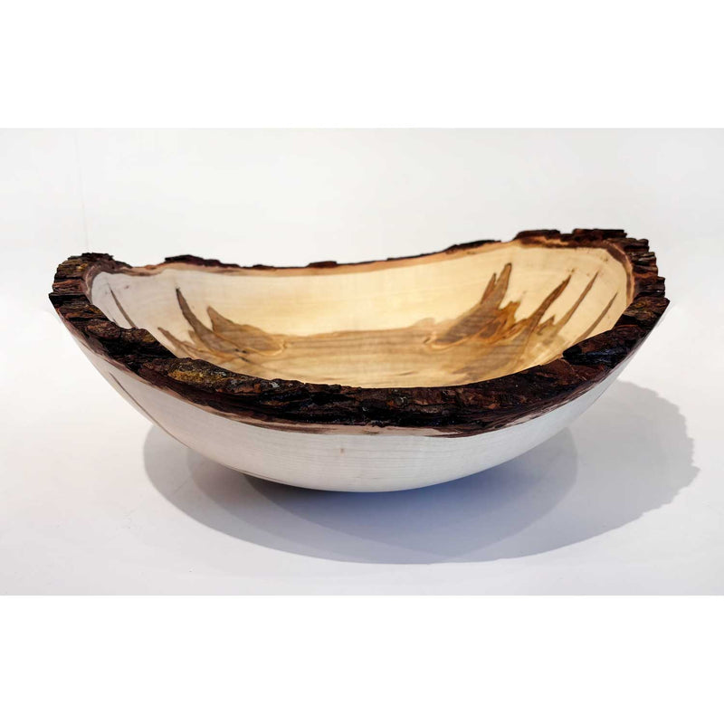 Small Red Maple Bowl 2 - Petroff Gallery - Wood Art