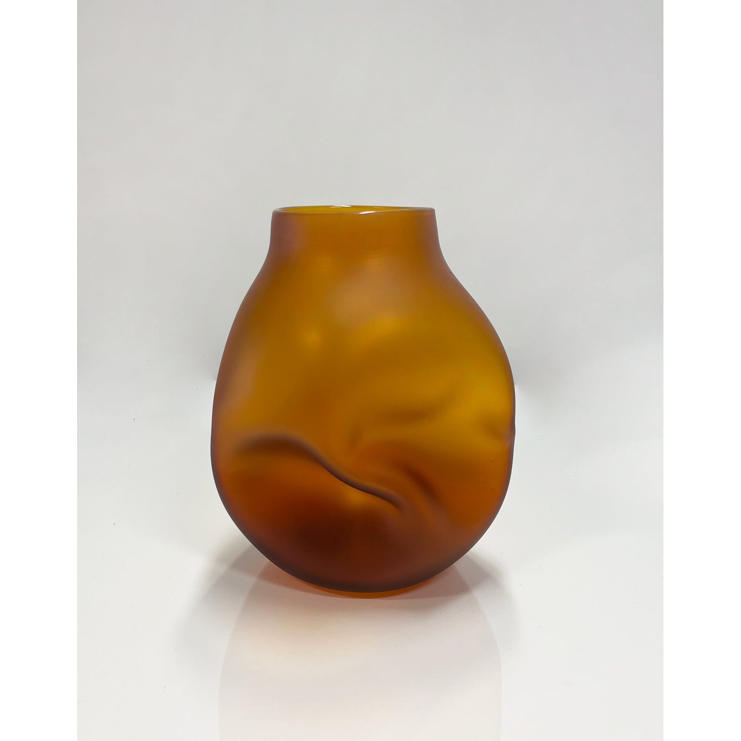 Goodbeast Design - Amber Boulder Vase, 7" x 5.5" x 5.5" 