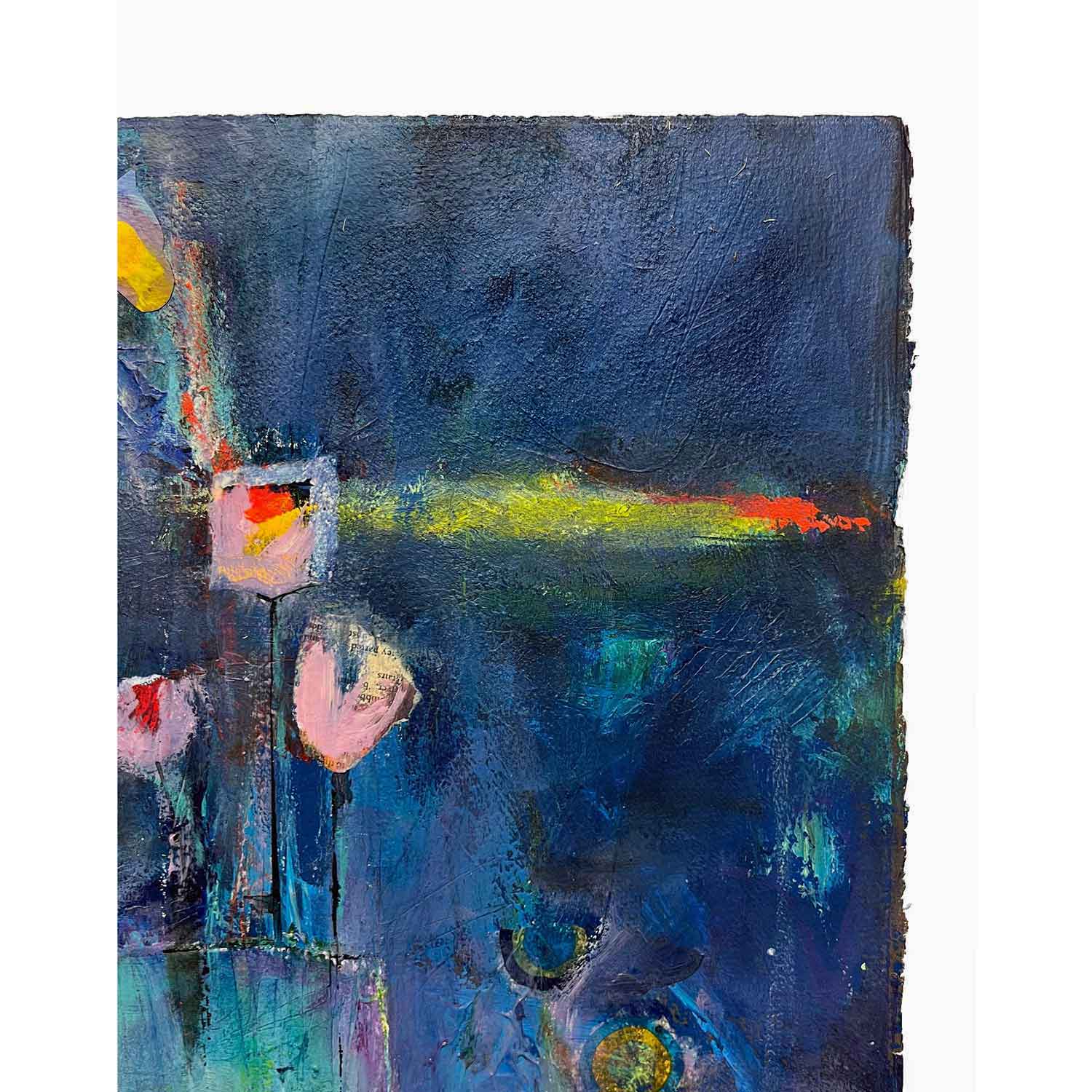 Shady Blues 30" x 22" - Petroff Gallery - Painting
