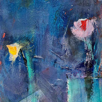 Shady Blues 30" x 22" - Petroff Gallery - Painting