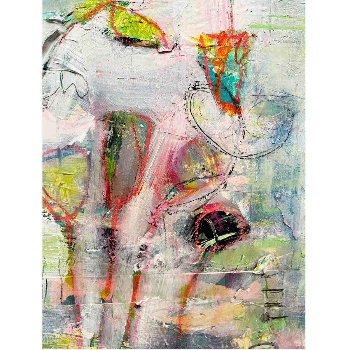 Conversations 30" x 22" - Petroff Gallery - Painting