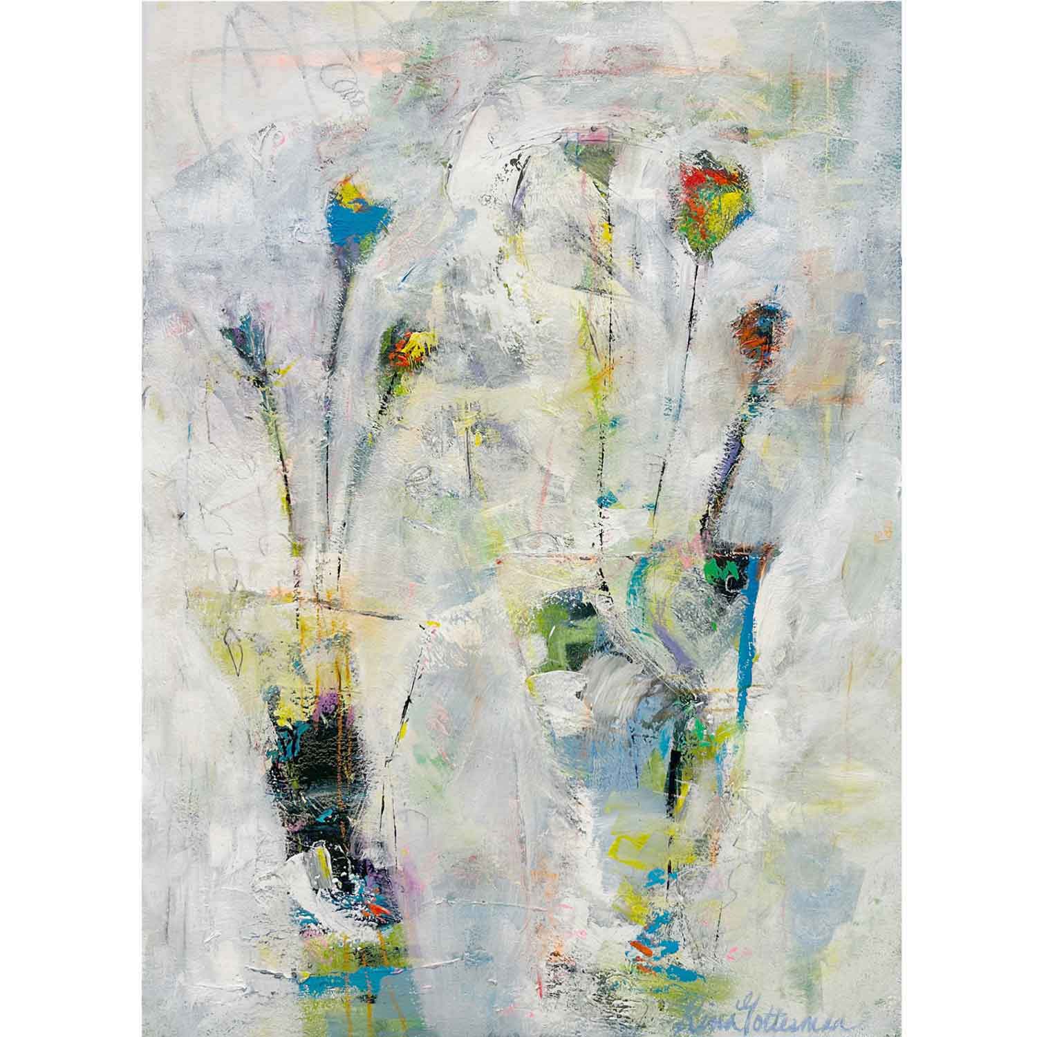 Conversation 30" x 22" - Petroff Gallery - Painting