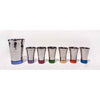 Kiddush Cup Set Multicolour Hammer Work - Petroff Gallery - Judaica