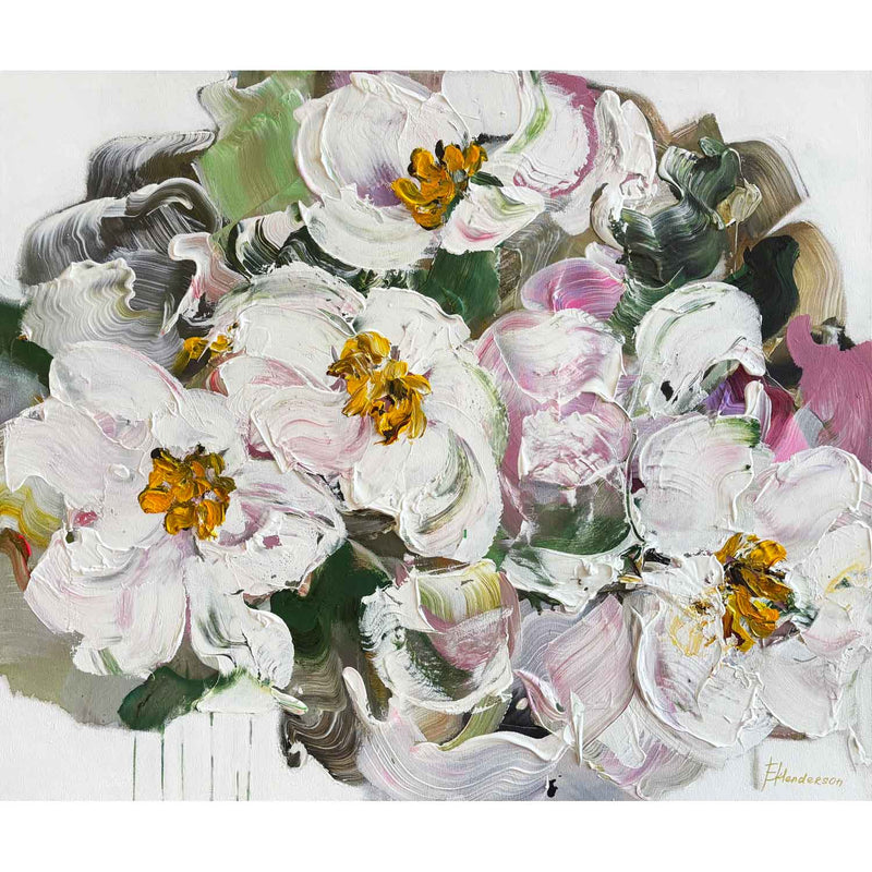 Garden in Transition 40" x 48" - Petroff Gallery - Painting 