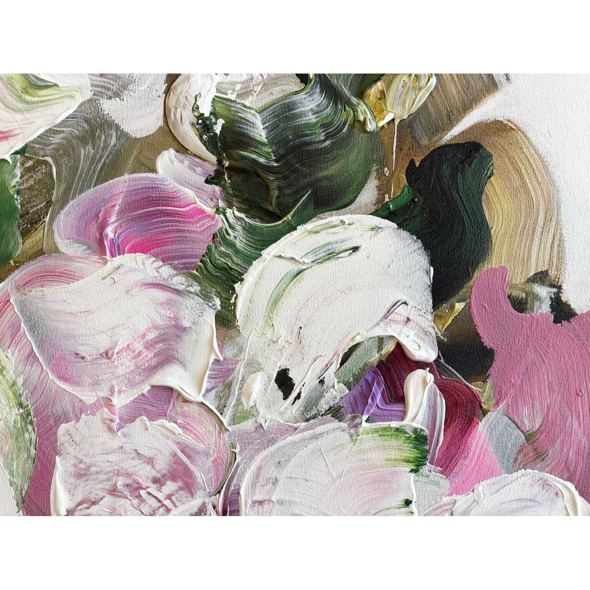 Garden in Transition 40" x 48" - Petroff Gallery - Painting 