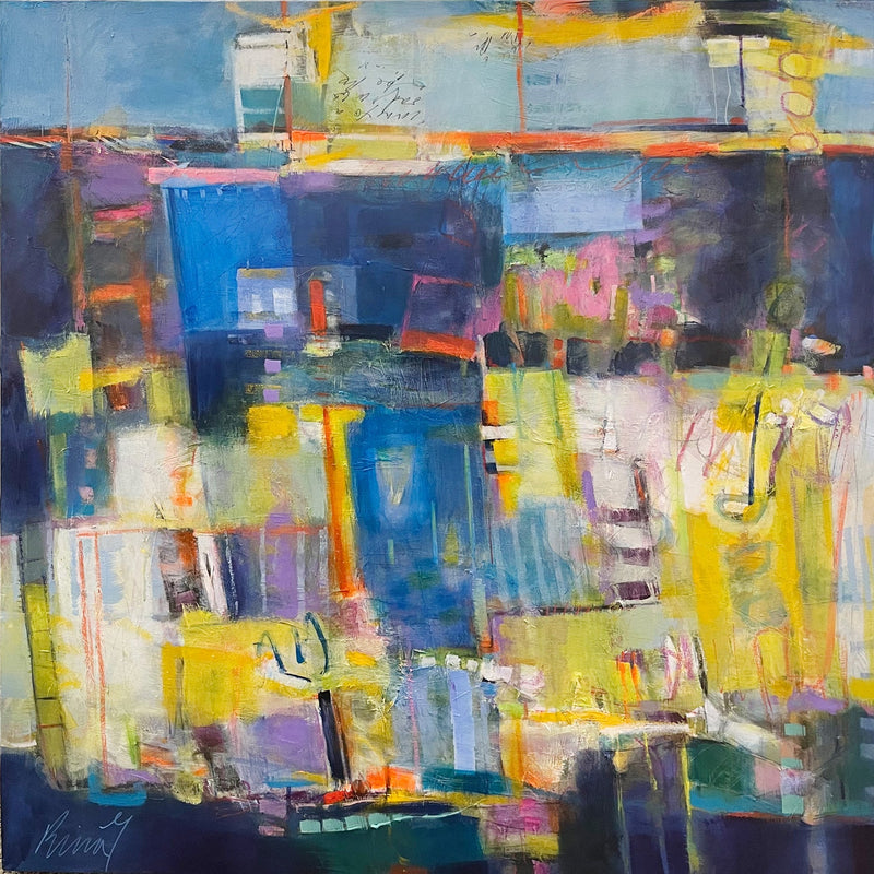 Getting There 40" x 40" - Petroff Gallery -  - 