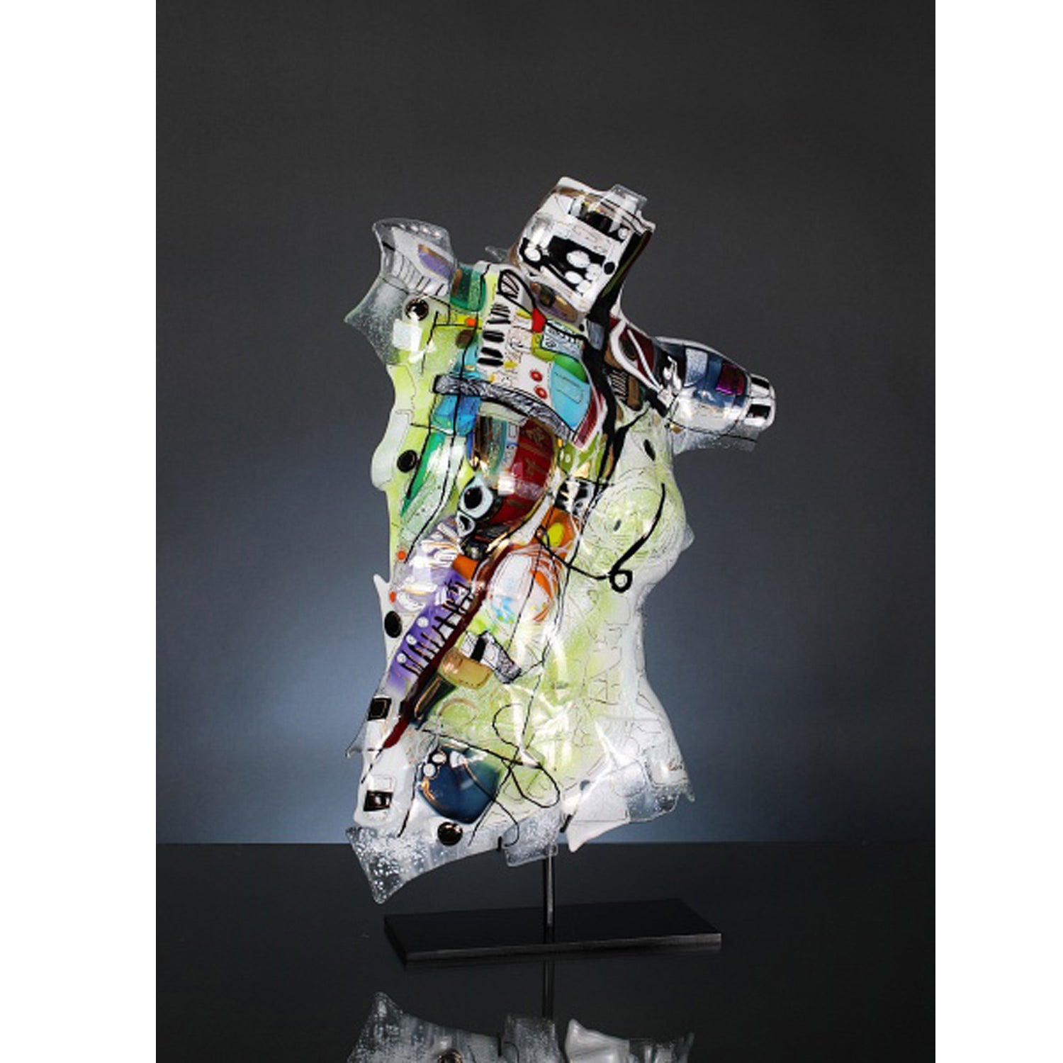Glass Torso - Petroff Gallery - Glass Art