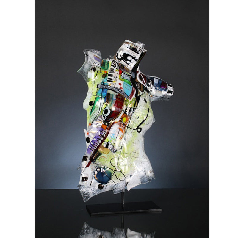 Glass Torso - Petroff Gallery - Glass Art