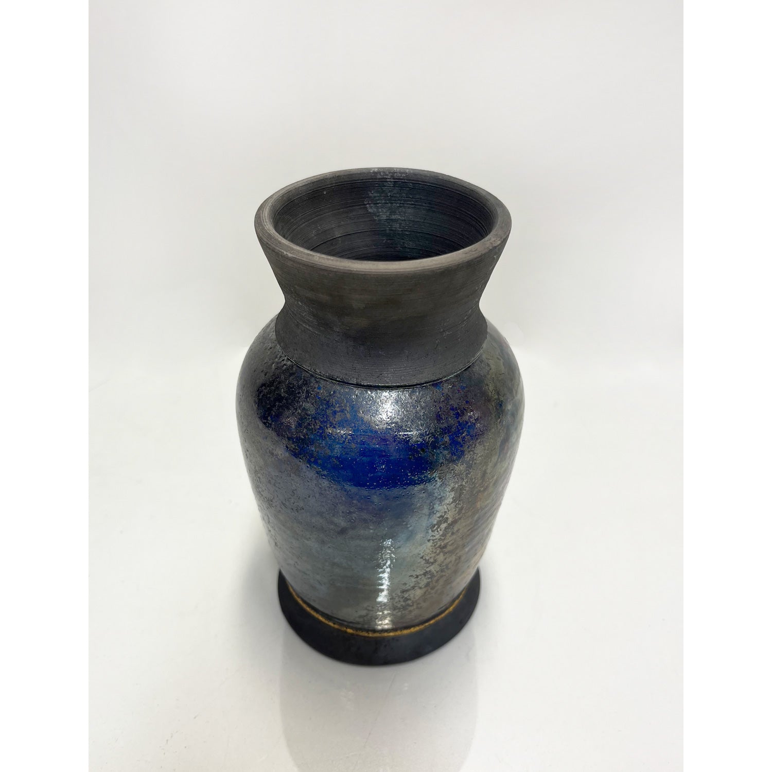 Gold Kintsugi Foot Vase - Petroff Gallery -  - Catherine Harasymiw - Gold Kintsugi Foot Vase, 7.5" x 4.5" x 4.5"
