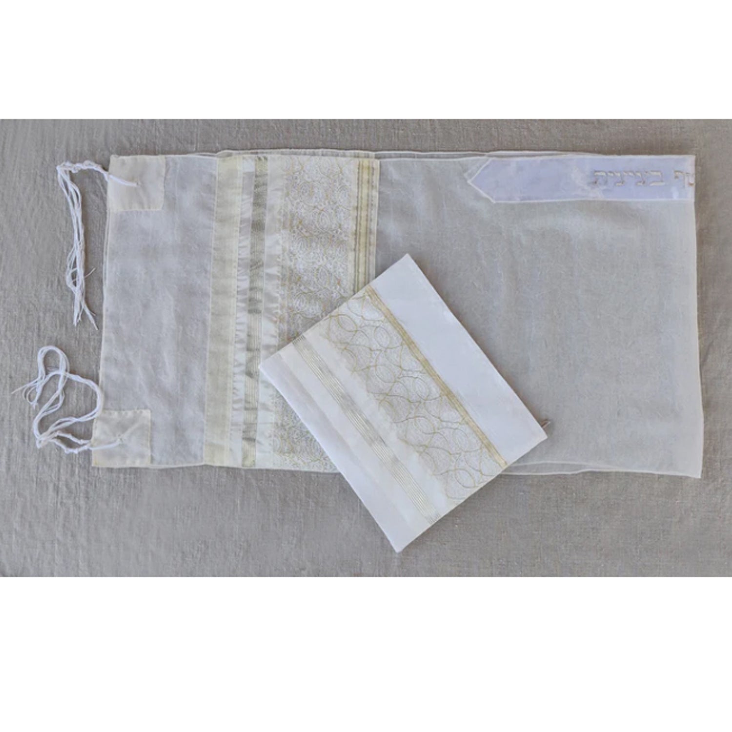 Gold Voile Tallit - Petroff Gallery -  - Gabrieli - Gold Tallit 