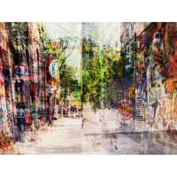 Graffiti Alley 2 33" x 33" Detail View - Petroff Gallery - Photography