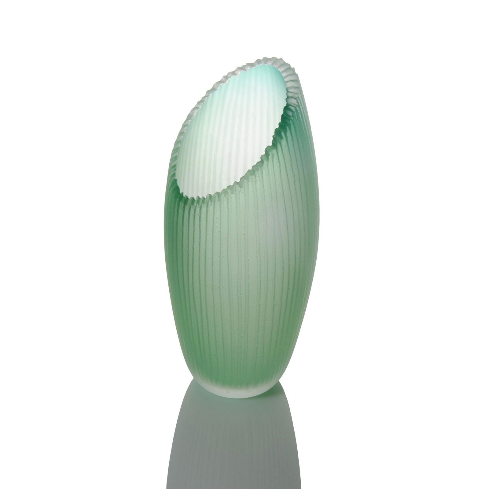 Grass Green Peak Vase - Petroff Gallery -  - Courtney Downman - green peak vase