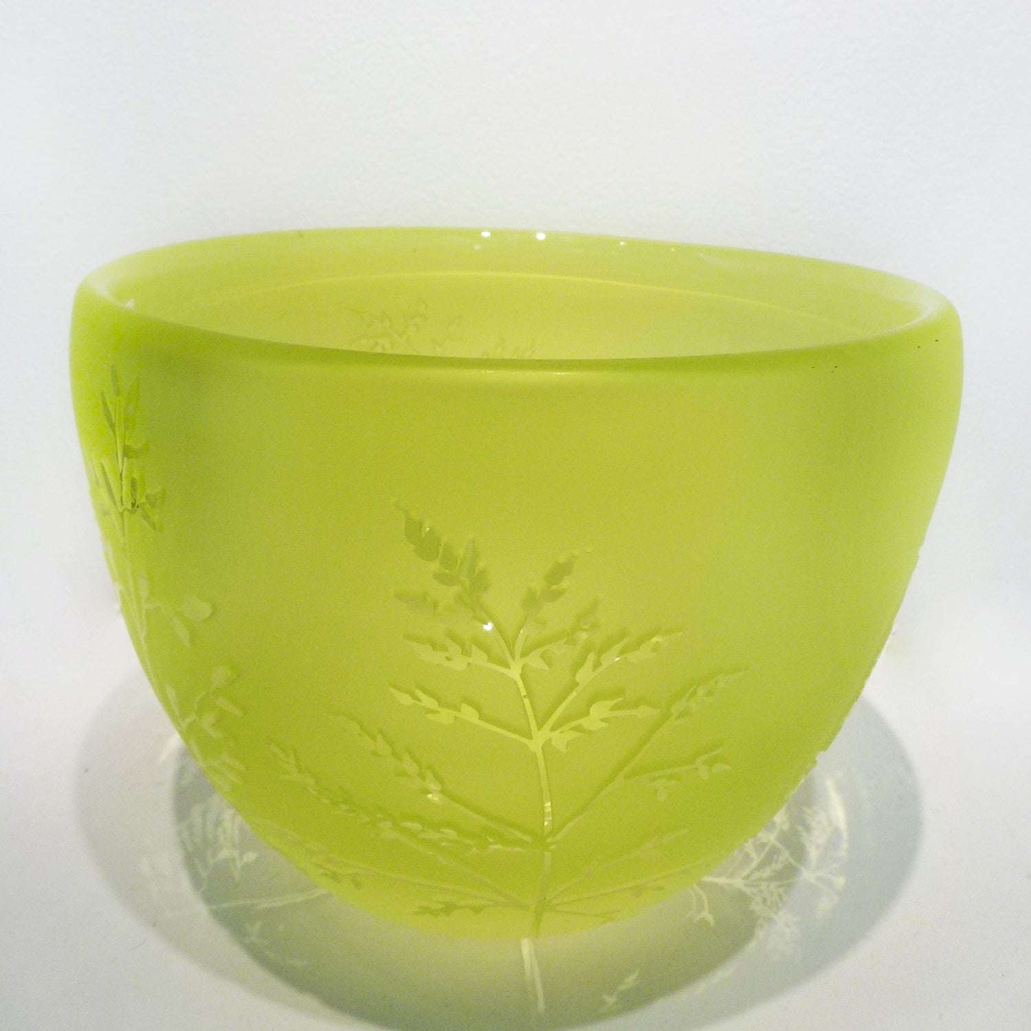 Green Bowl - Petroff Gallery - Glass Art